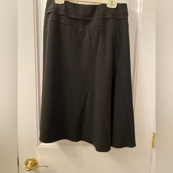 NWOT Nylon by Dec Lined Size 6 Black A-Line Skirt - Picture 5 of 8